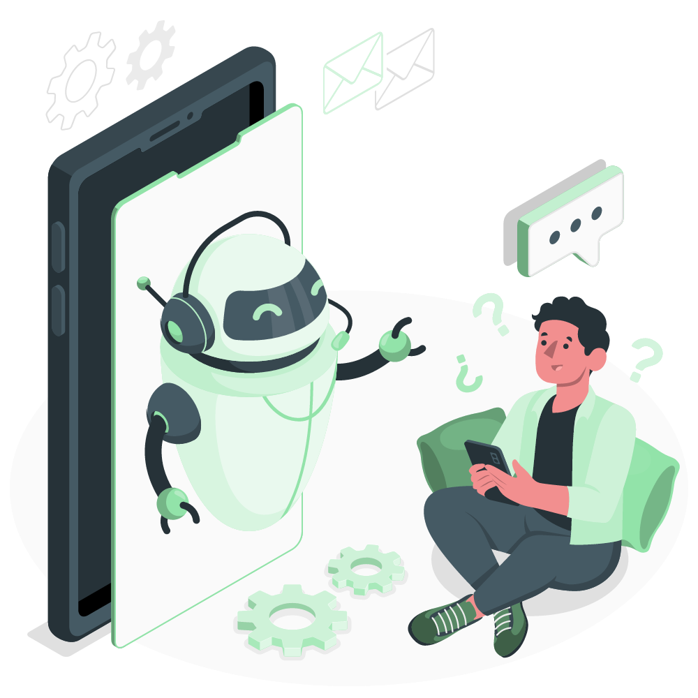 AI Message feed generated replies for comments