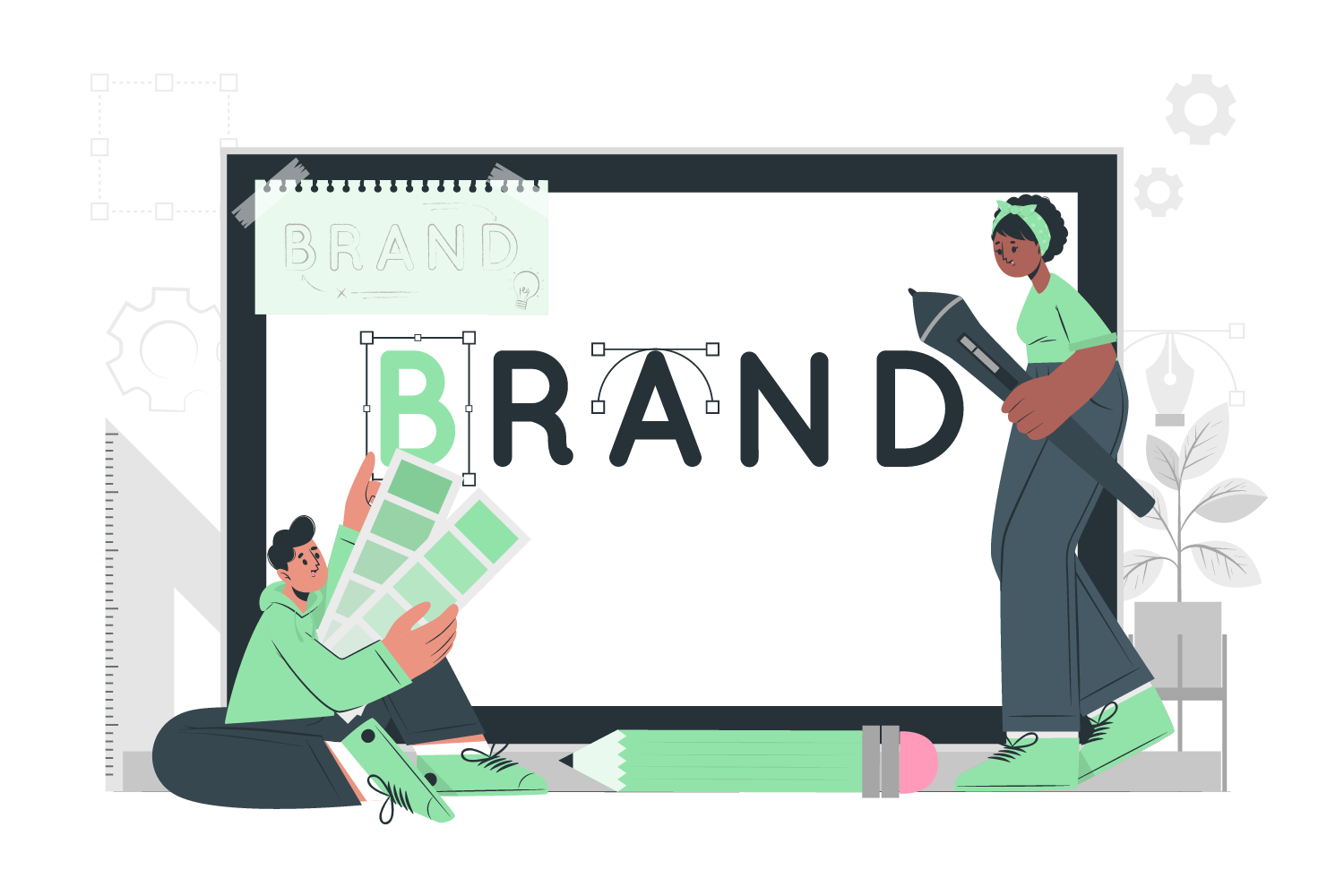 customize logo and brand colors interface