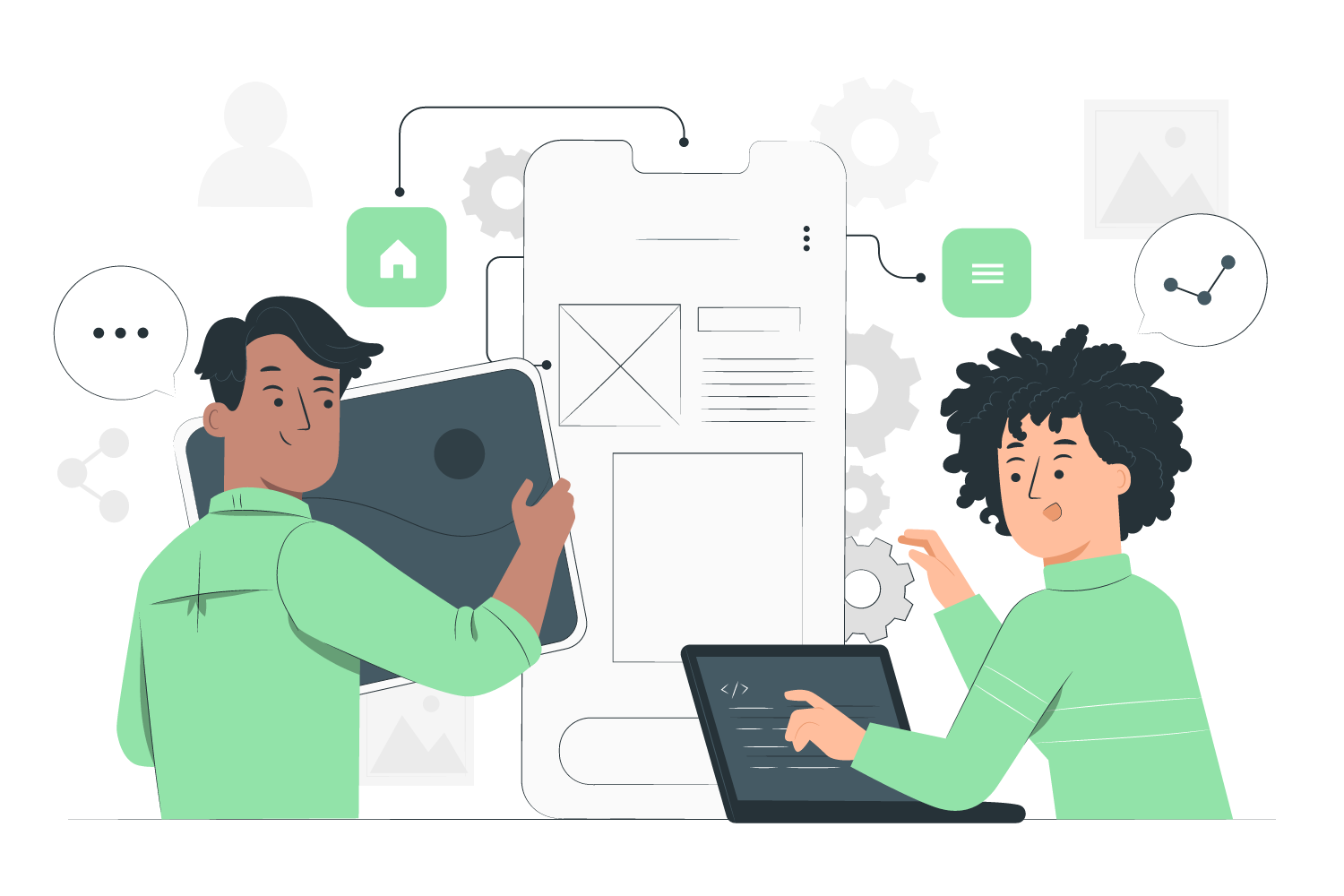 Draft management screen showing saved post content with media thumbnails, created date, platform and action options
