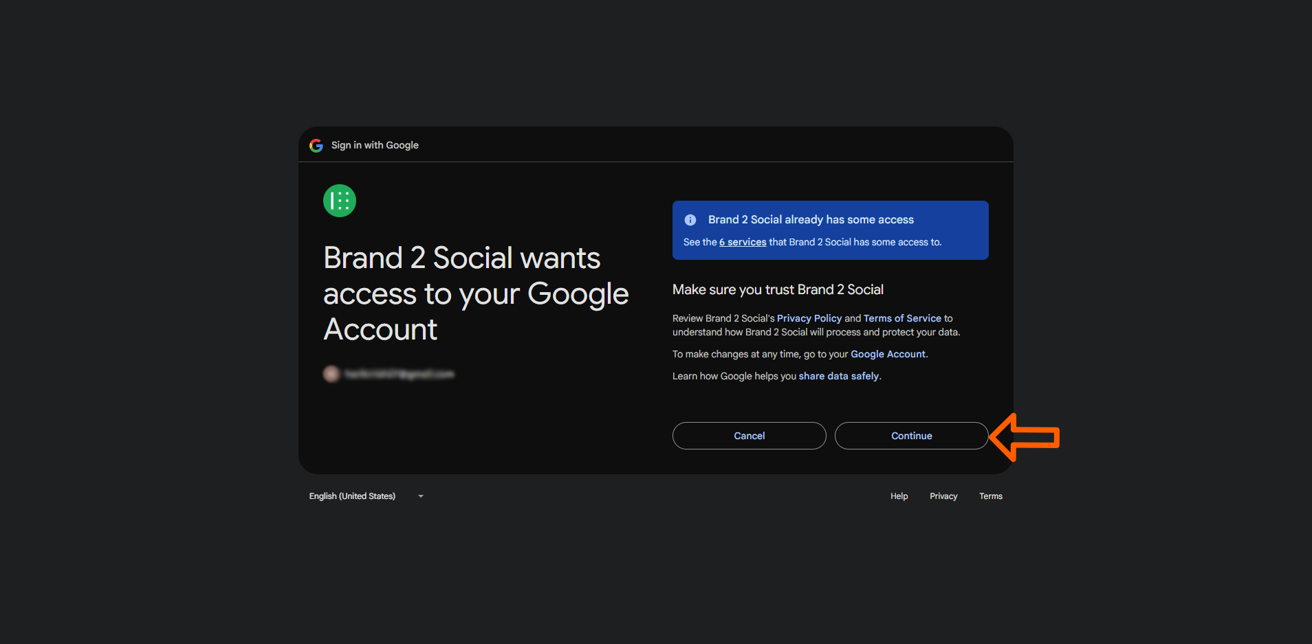 Gbusiness permissions Page