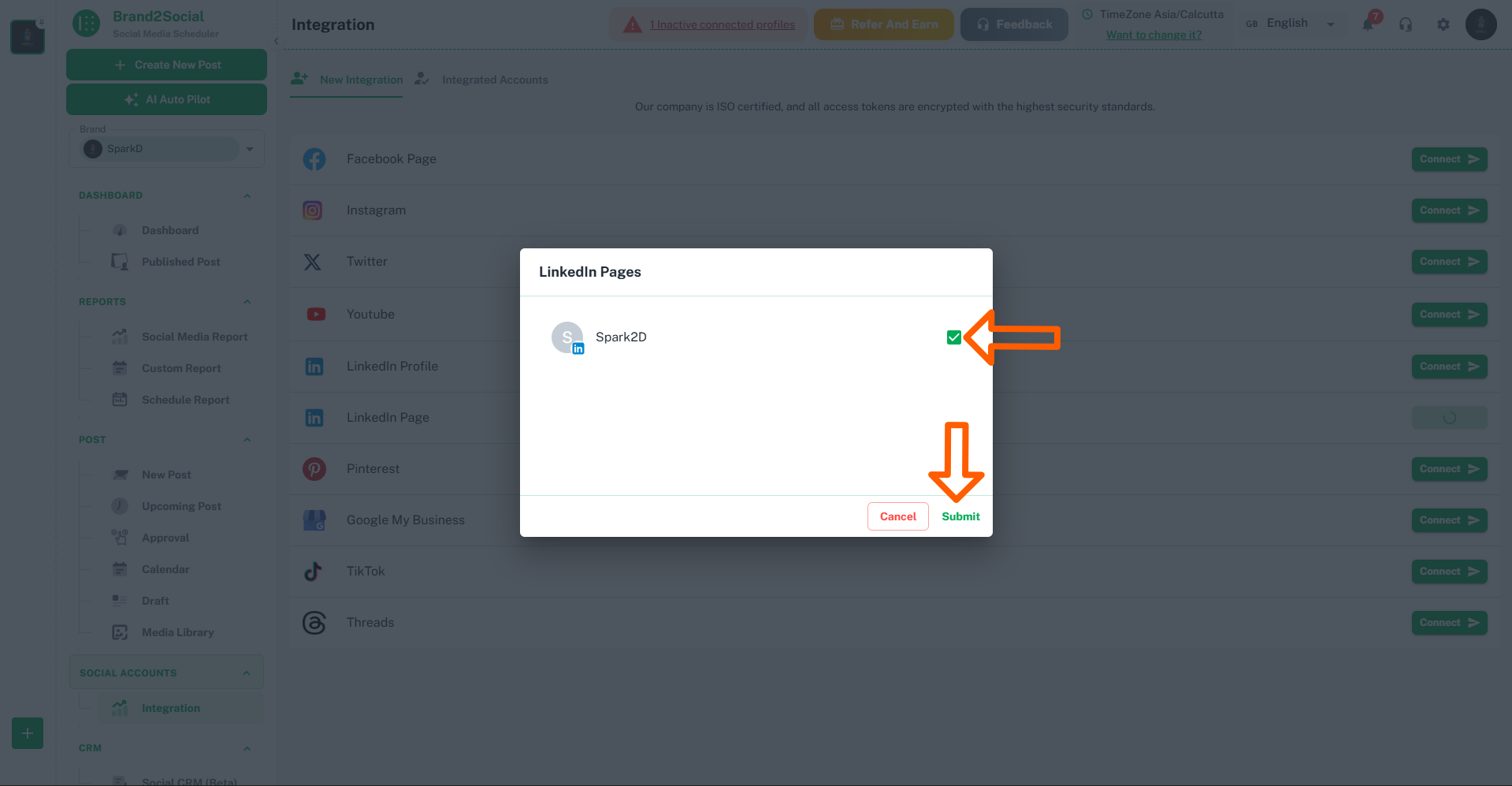 LinkeIn Log in Pages