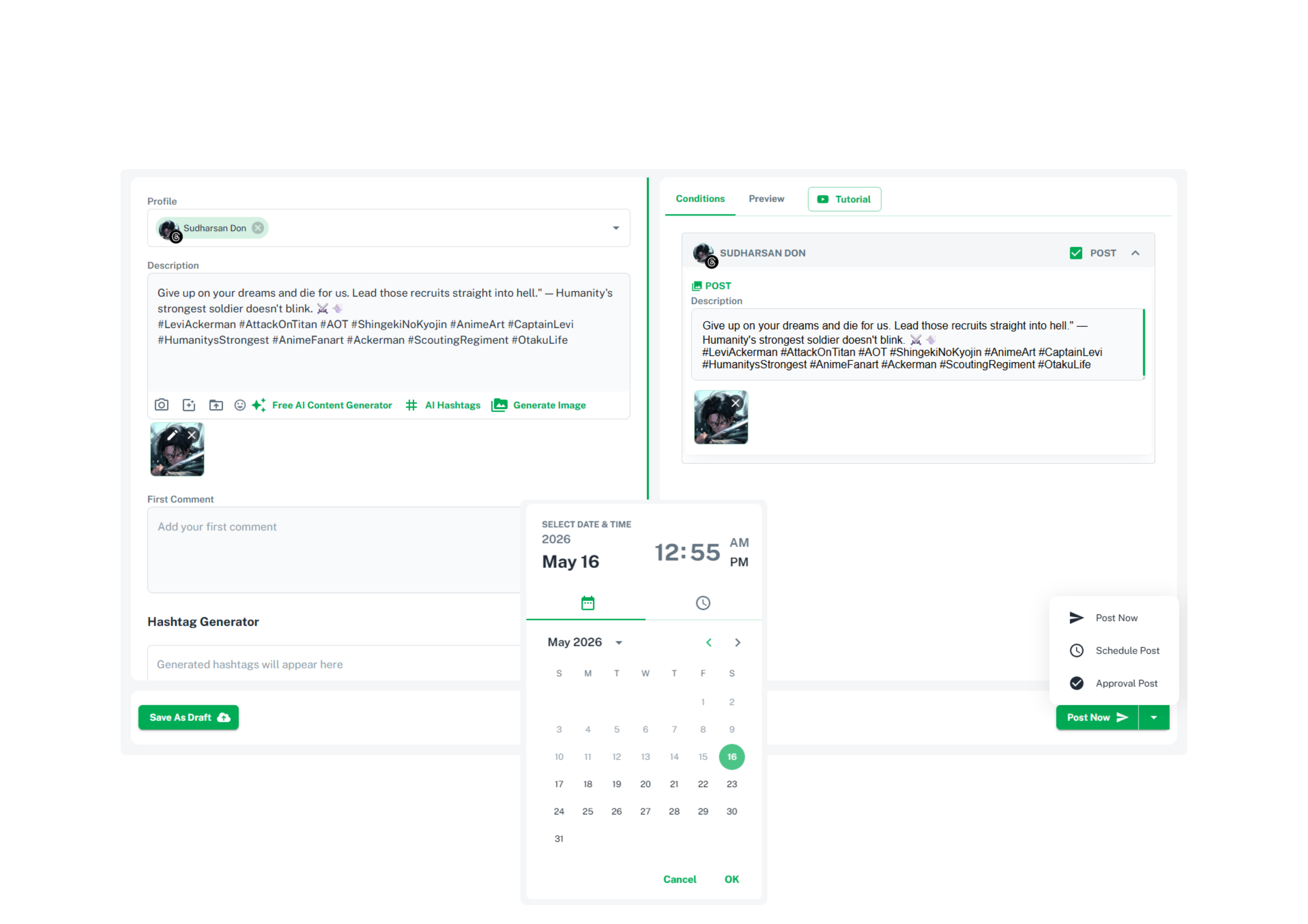 Threads scheduling